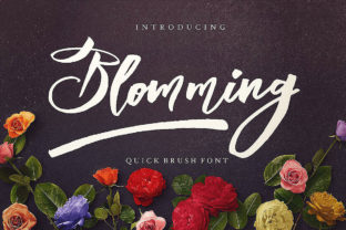 Blomming: A Handwritten Brush Font That Fits Real Creative Workflows