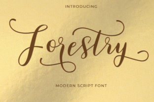 Forestry Font: A Beautiful, Versatile Script for Crafters and Designers