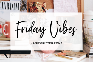 Friday Vibes: The Hand-Lettered Font That Feels Like a Fresh Start