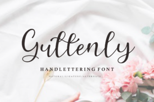 Guttenly: A Hand-Lettered Script Font That Balances Elegance and Approachability