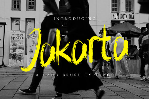Jakarta: The Dry-Brushed Display Font That Shapes Tone Before a Single Word Is Read