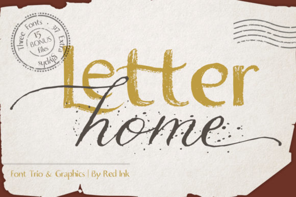 Letter Home: A Sweet, Legible Font for Thoughtful Communication