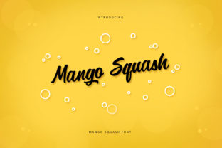 Mango Squash: A Friendly Handwritten Font