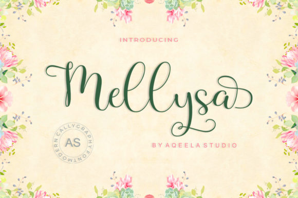 Mellysa: A Modern Calligraphy Font That Balances Personality and Precision