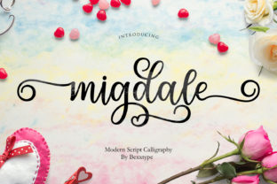 Migdale: A Playful Script Font with Swirly Charm