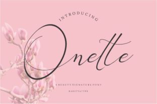 Onette: A Handwritten Font That Balances Authenticity and Versatility