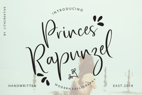 Princes Rapunzel: A Handwritten Font That Balances Romance and Strength