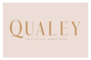 Qualey: A Modern Serif Font That Bridges Tradition and Contemporary Design