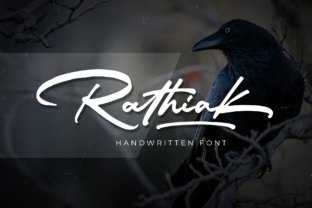 Rathiak Font: The Handwritten Brush Typeface That Brings Authenticity to Every Design