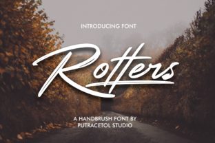 Rotters: A Hand-Brushed Font with Authentic Style