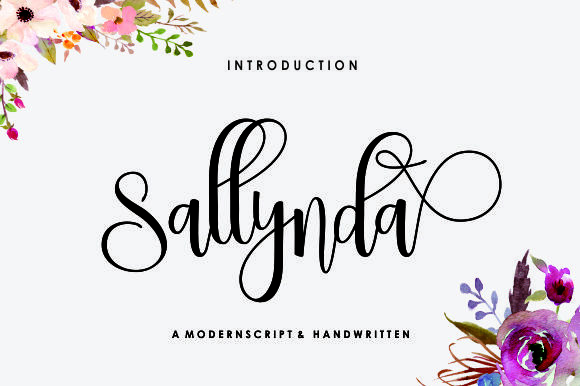 Sallynda Script: Brush-Elegance, Digitally Refined