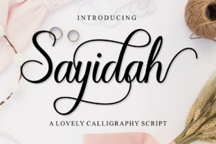 Sayidah: A Playful Handwritten Font for Expressive Design