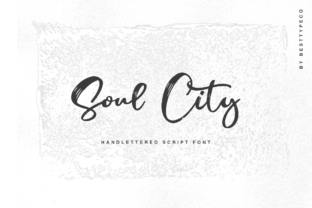 Soul City: A Handmade Calligraphy Font for Natural, Expressive Typography