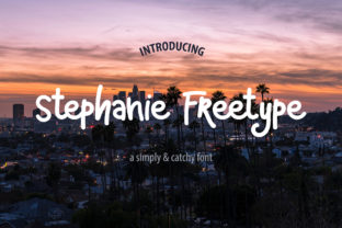 Stephanie Freetype: The Handwritten Font That Feels Like a Conversation