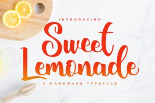 Sweet Lemonade: A Handwritten Font That Feels Like Summer