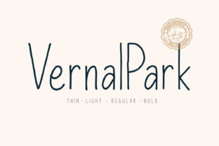 Vernal Park Family: Where Timeless Typography Meets Contemporary Clarity